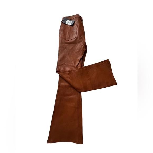 Rag and Bone -Hana Jean brown leather NWT - Picture 3 of 7